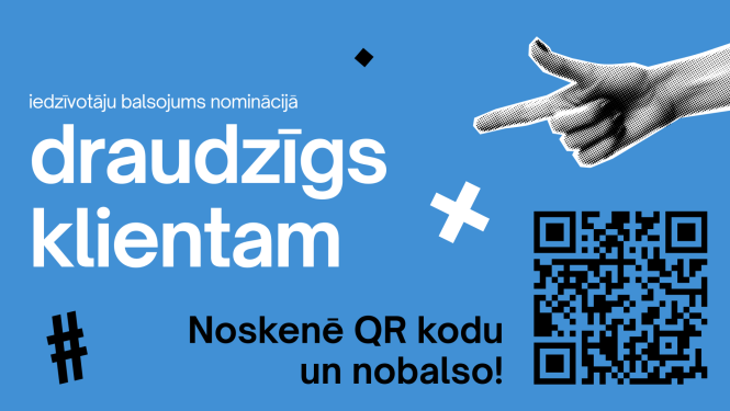 draudzīgs klientam baneris
