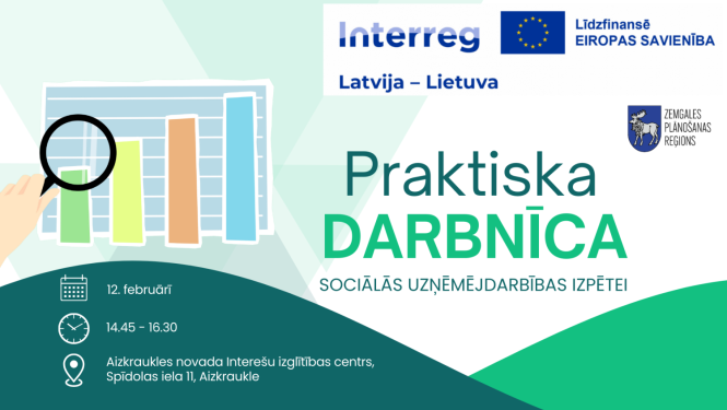 Sociālā uzņēmējdarbība: piedalies un uzzini!