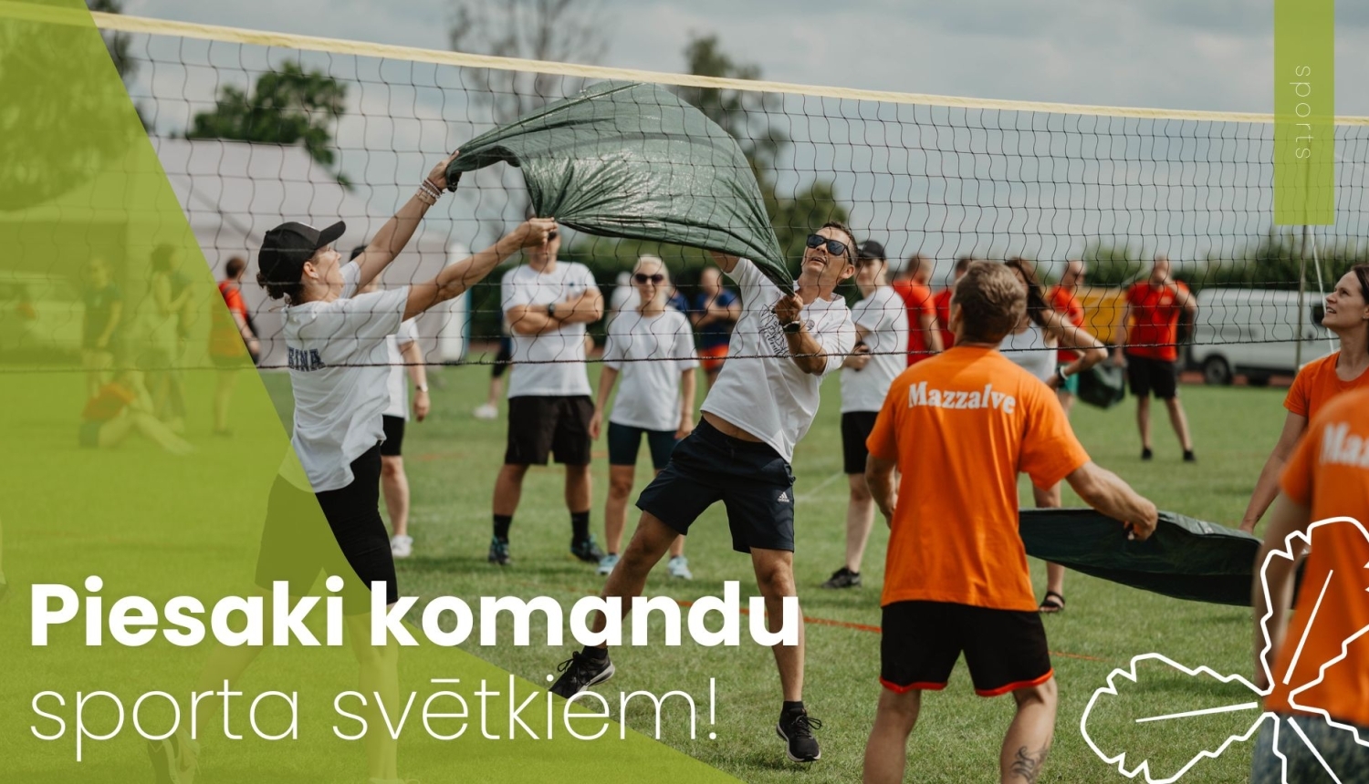 Piesaki komandu sporta svētkiem!